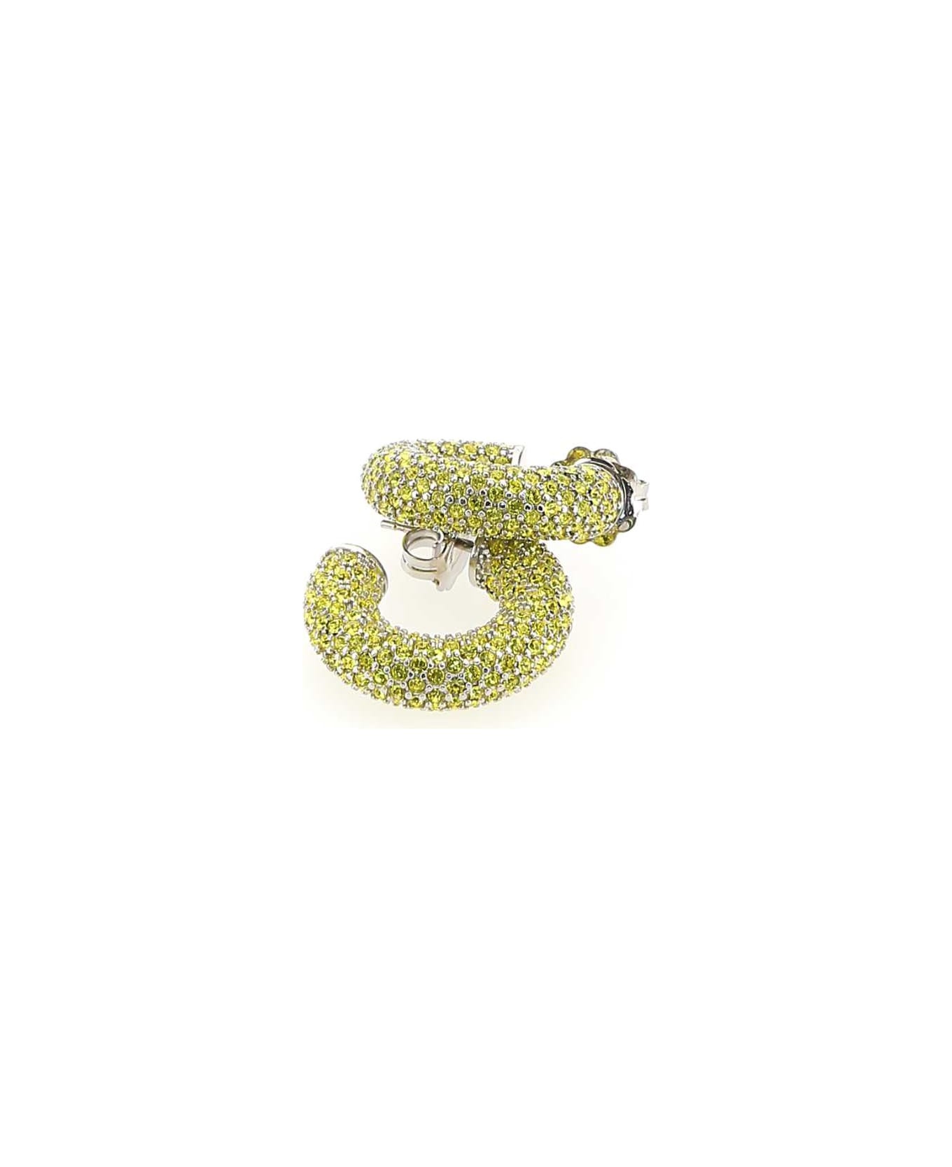 Embellished Metal Mini Cameron Earrings - 2