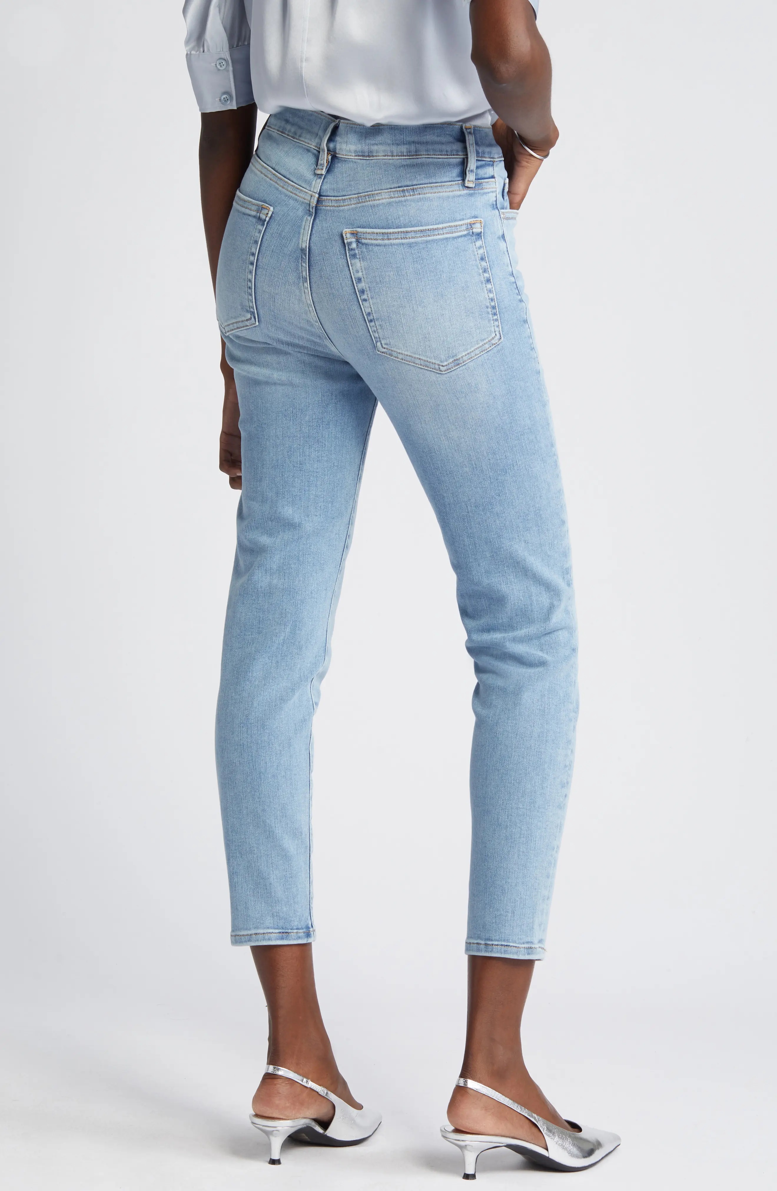 Le High Ankle Crop Skinny Jeans - 9