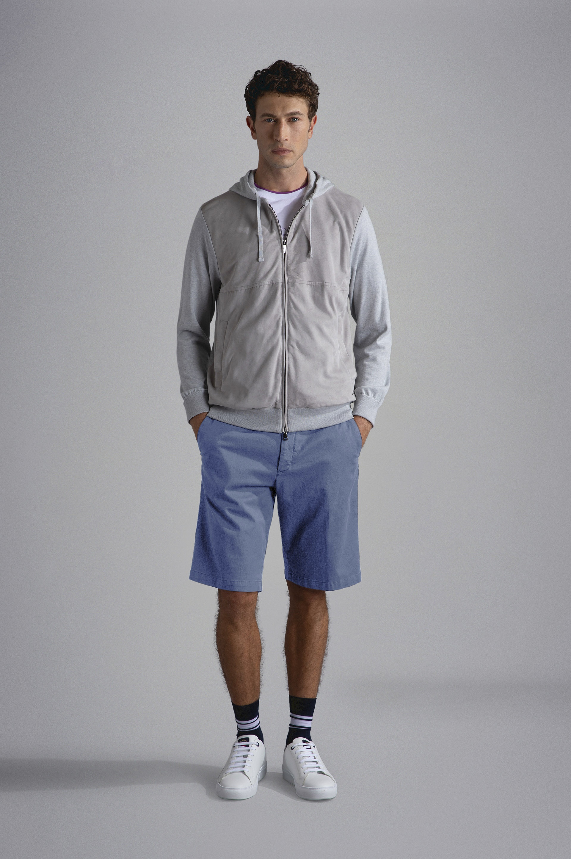 COTTON STRETCH BERMUDA SHORTS - 2
