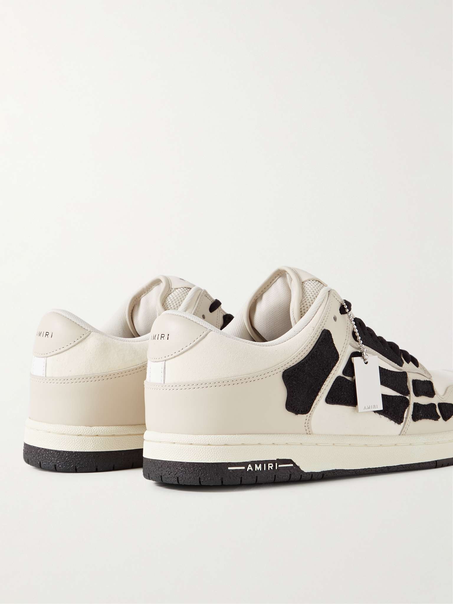Skel Top Colour-Block Leather and Suede Sneakers - 5