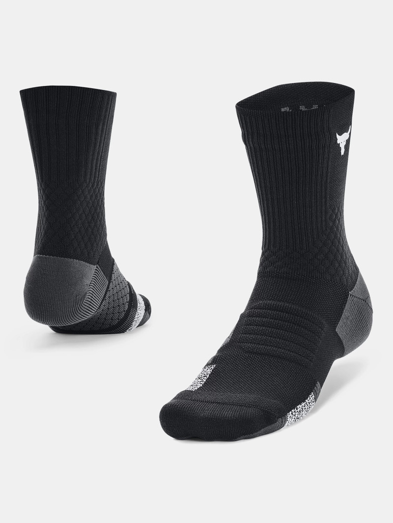 Unisex Project Rock ArmourDry™ Playmaker Mid-Crew Socks - 1