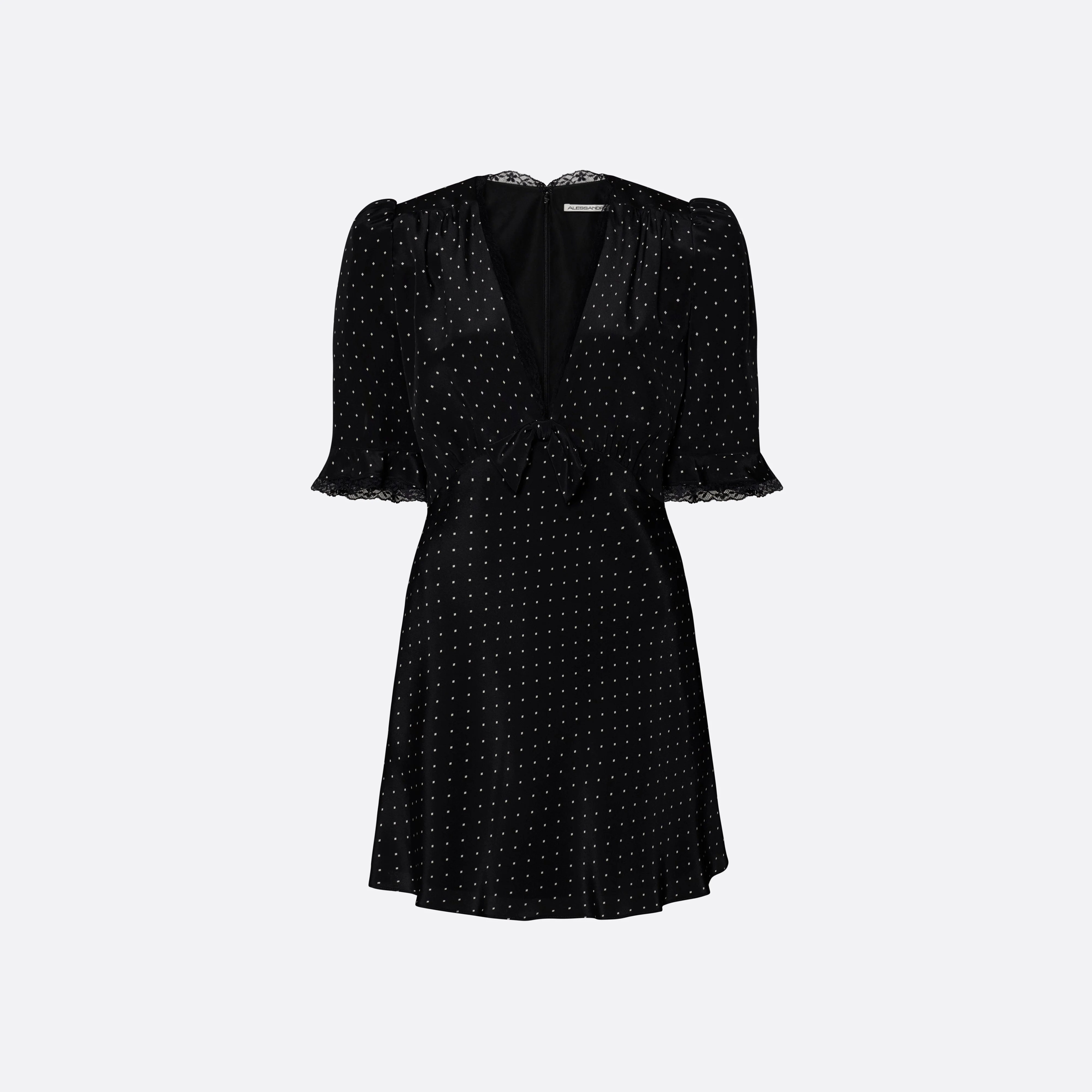 MINI DRESS WITH BOW - 1