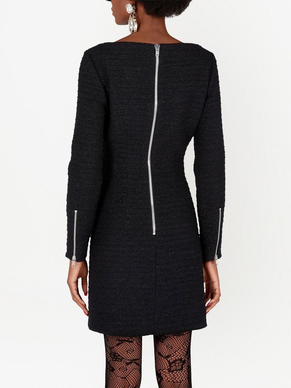 glittered tweed dress - 4