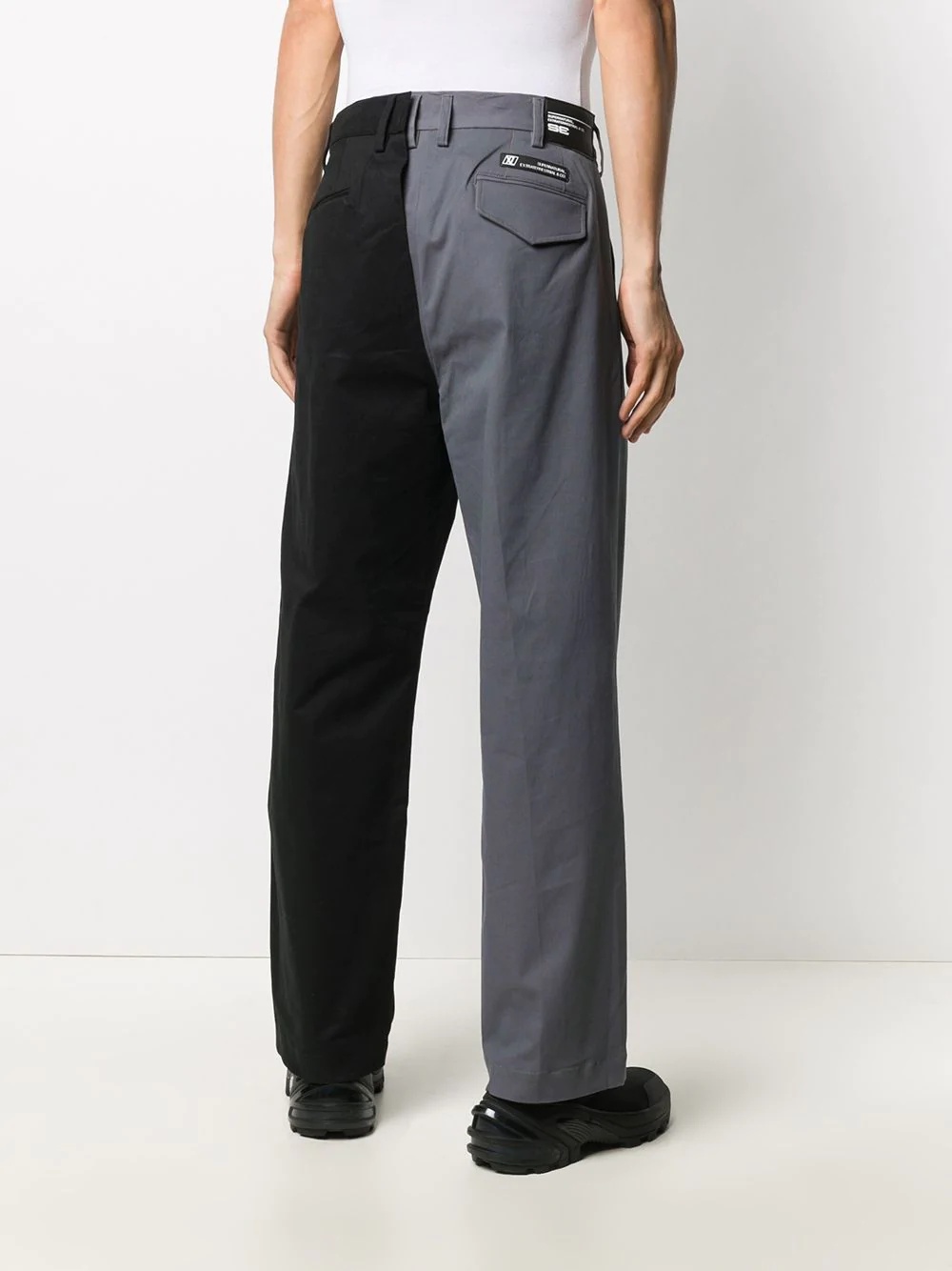 two-tone trousers - 4