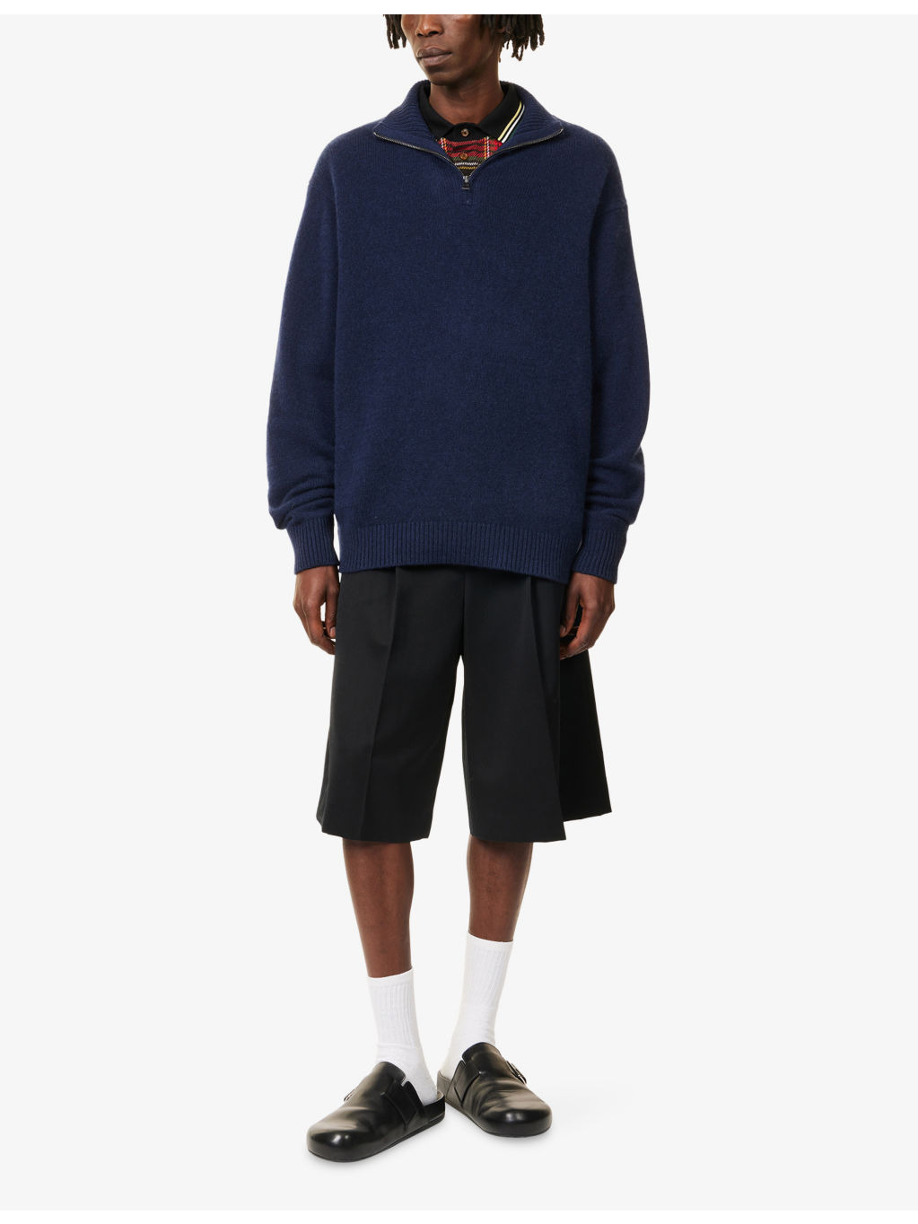 Relaxed-Fit High-Neck Cashmere Jumper - 2