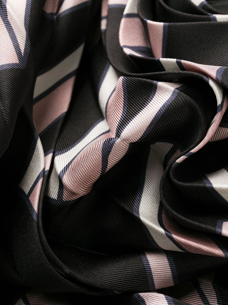 Double VLOGO pussy-bow dress 6