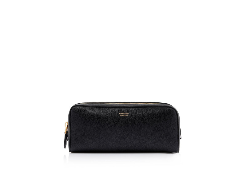 GRAIN LEATHER TOILETRY BAG 1