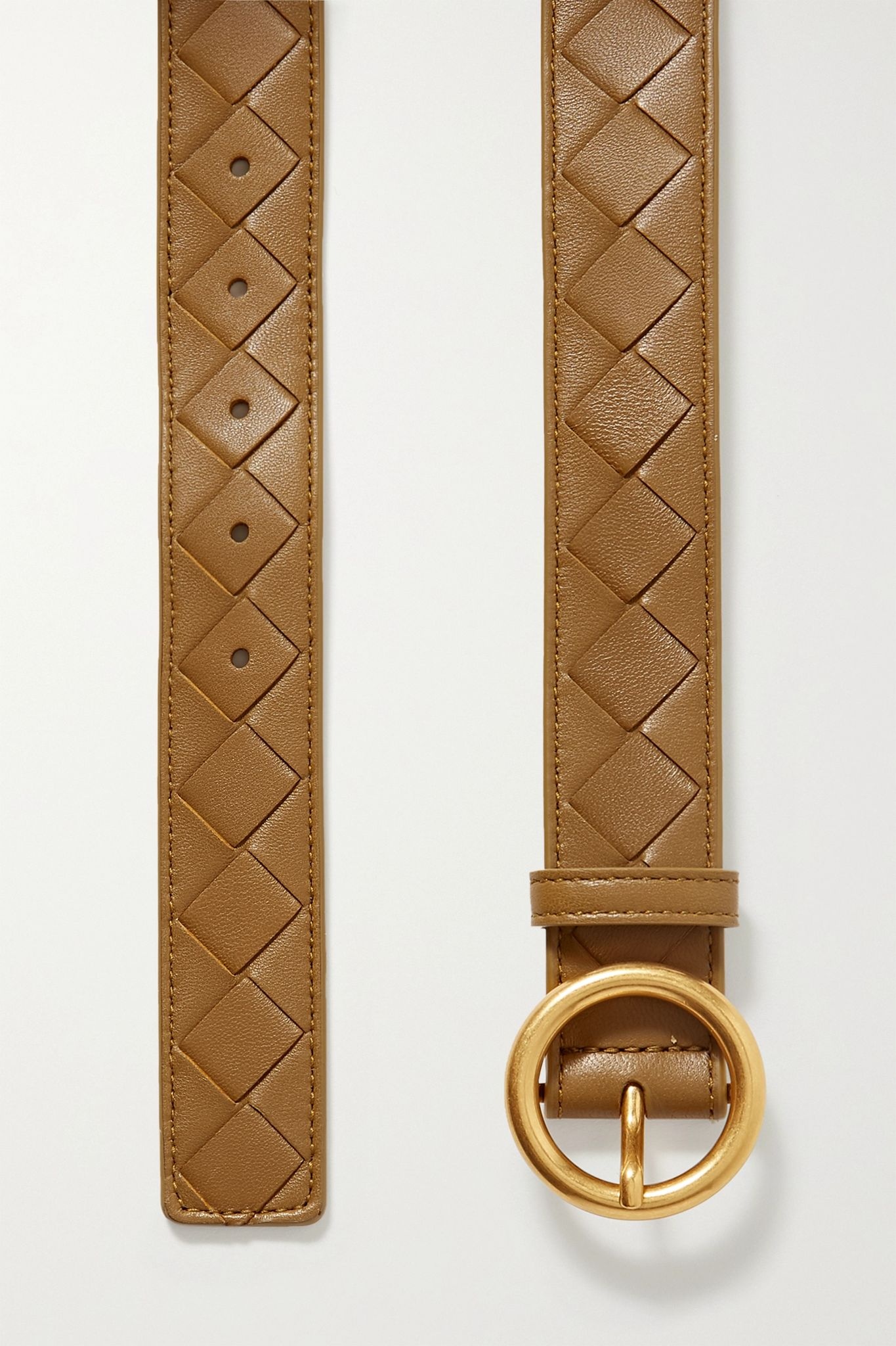 Intrecciato leather belt - 3