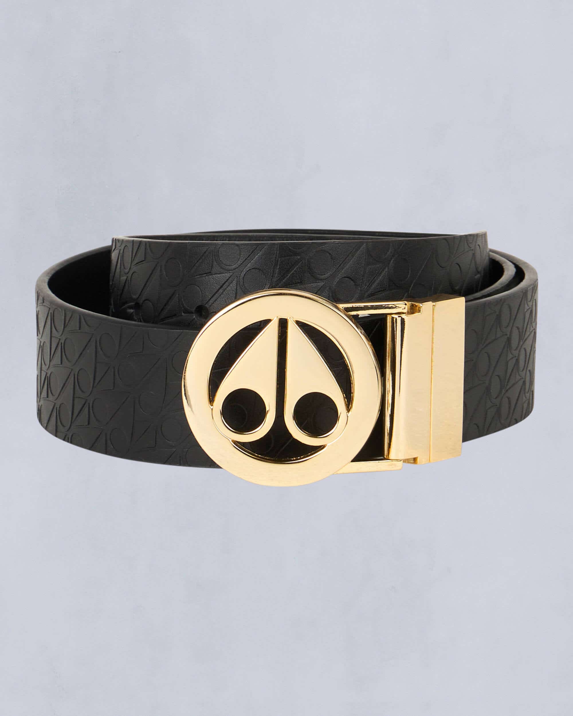 CIRCULAR GOLD LOGO ICON BELT - 1