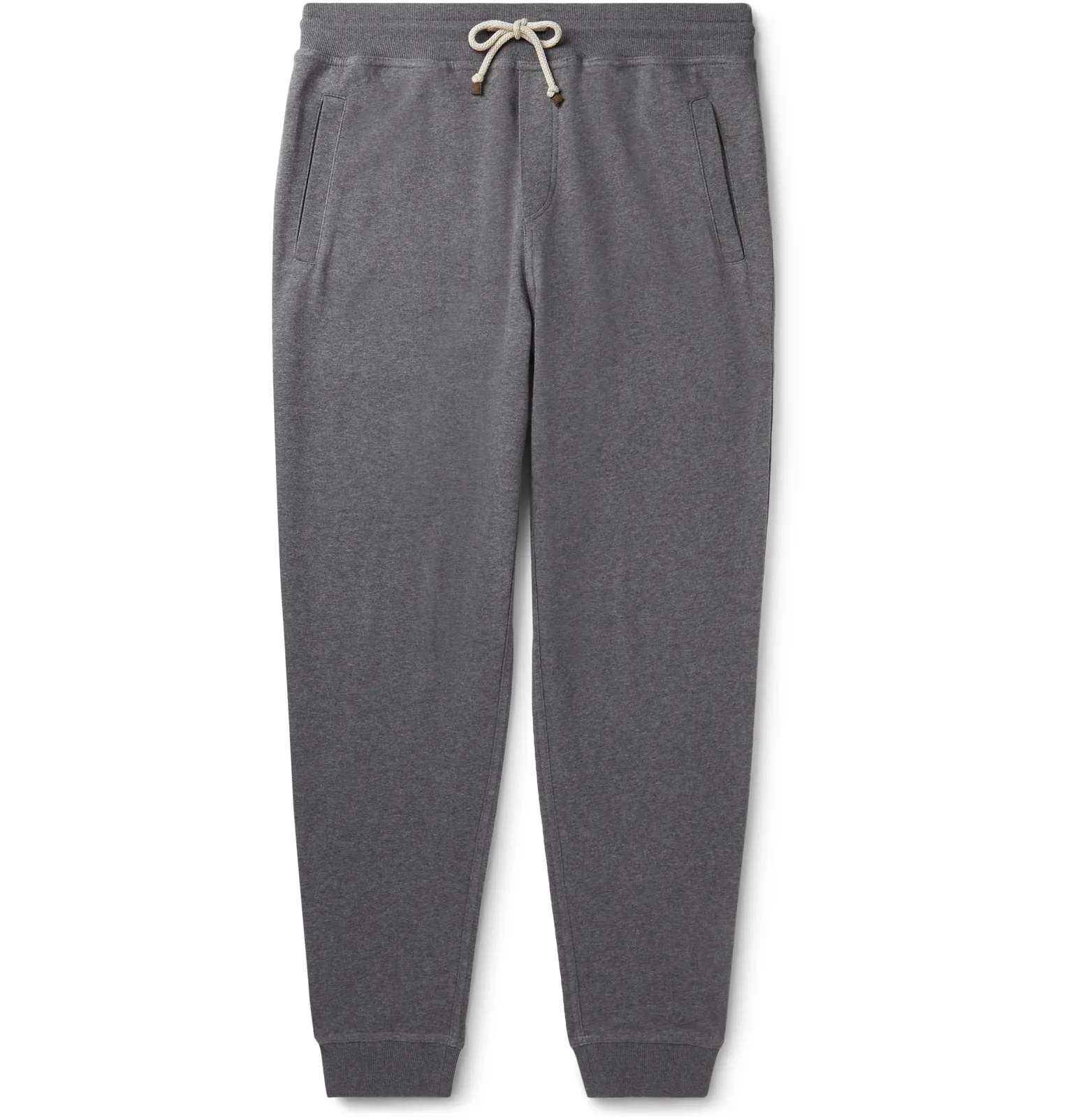 Tapered Cotton-Blend Jersey Sweatpants - 6