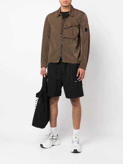 C.P. Company pocket-detail zip-up shirt outlook