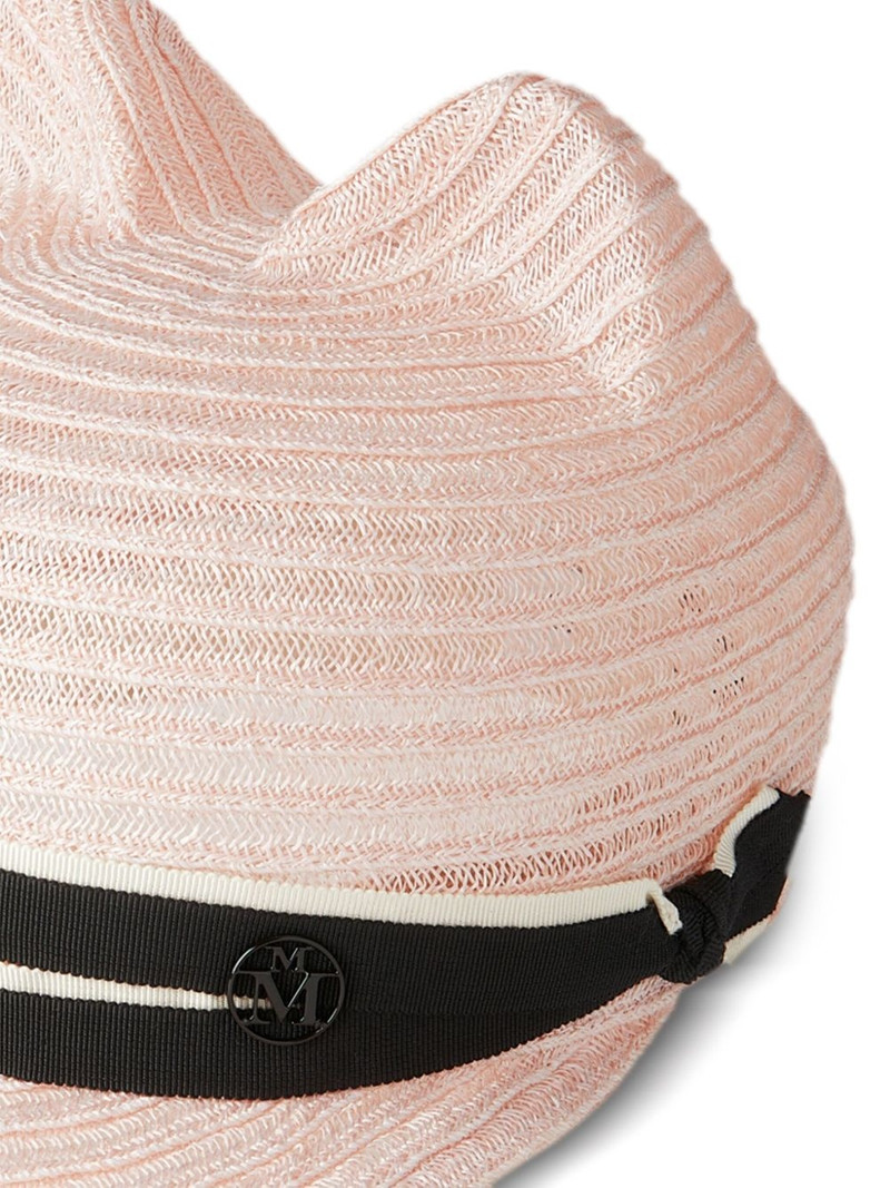 MAISON MICHEL Jamie strap-detail hat outlook