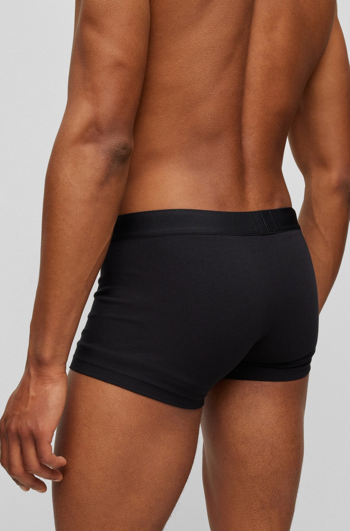 TWO-PACK OF STRETCH-COTTON TRUNKS WITH METALLIC BRANDING - 5