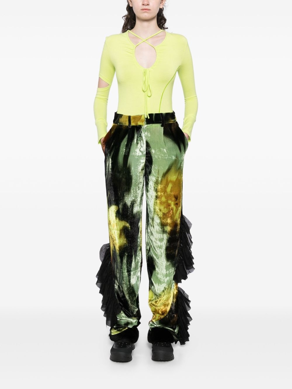 velvet trousers - 2