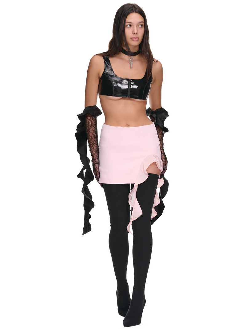 David Koma Ruffle Mini Skirt outlook