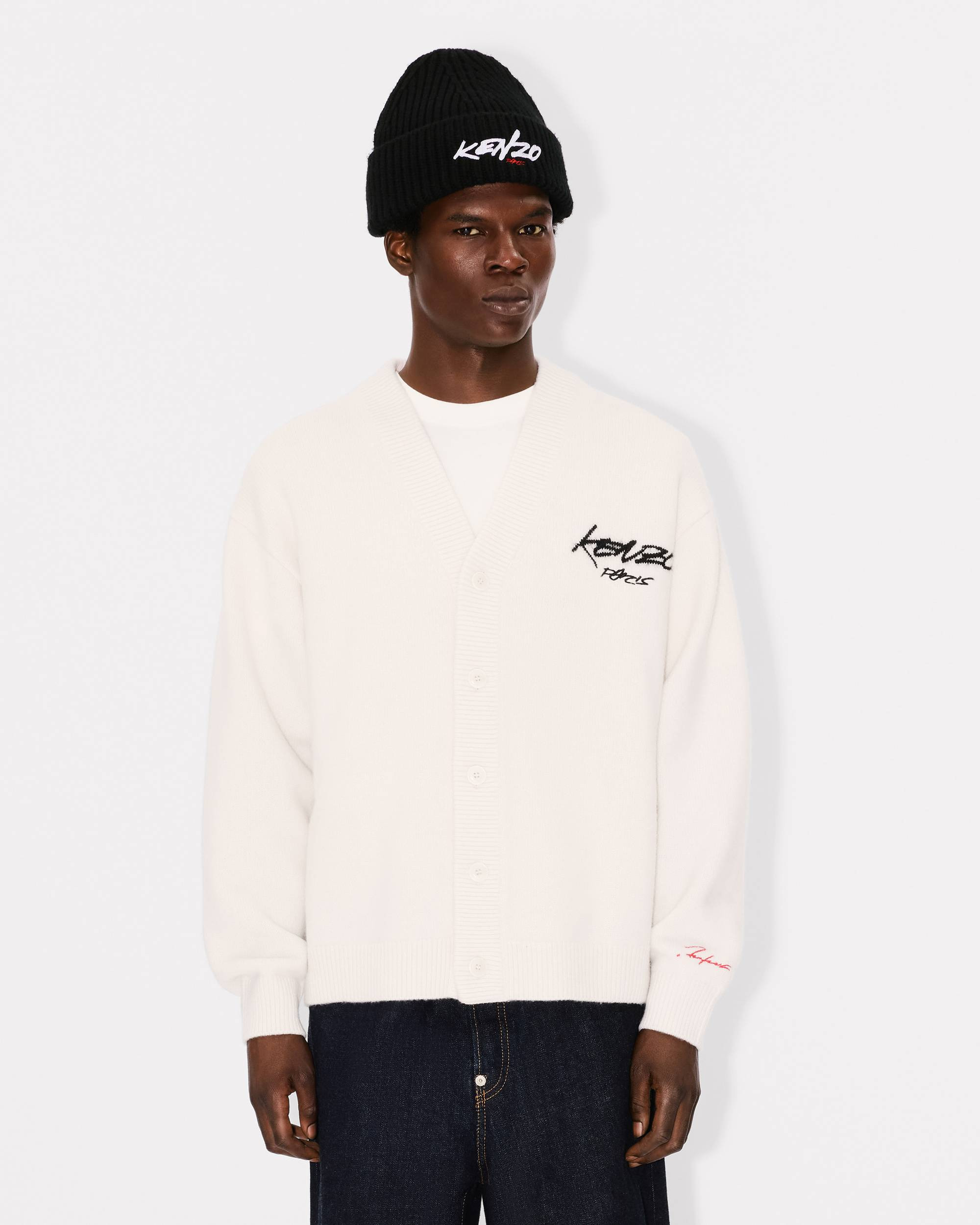 'Kenzo x Futura 2000' cardigan in wool - 3