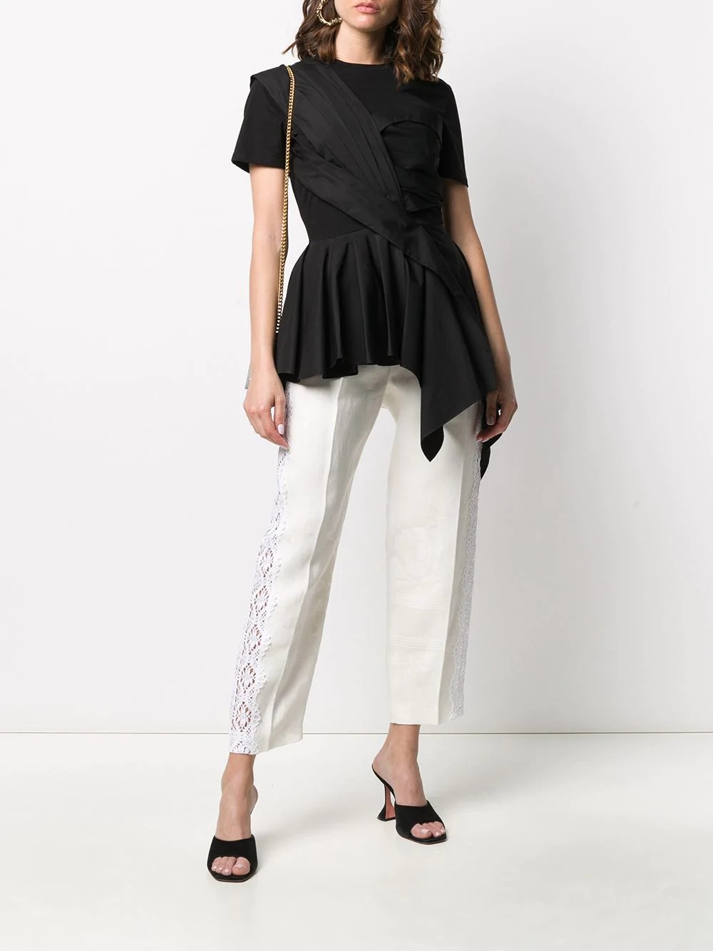 cropped palazzo trousers - 2