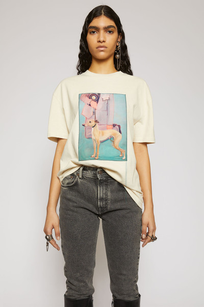 Acne Studios Dog-patch t-shirt warm white outlook