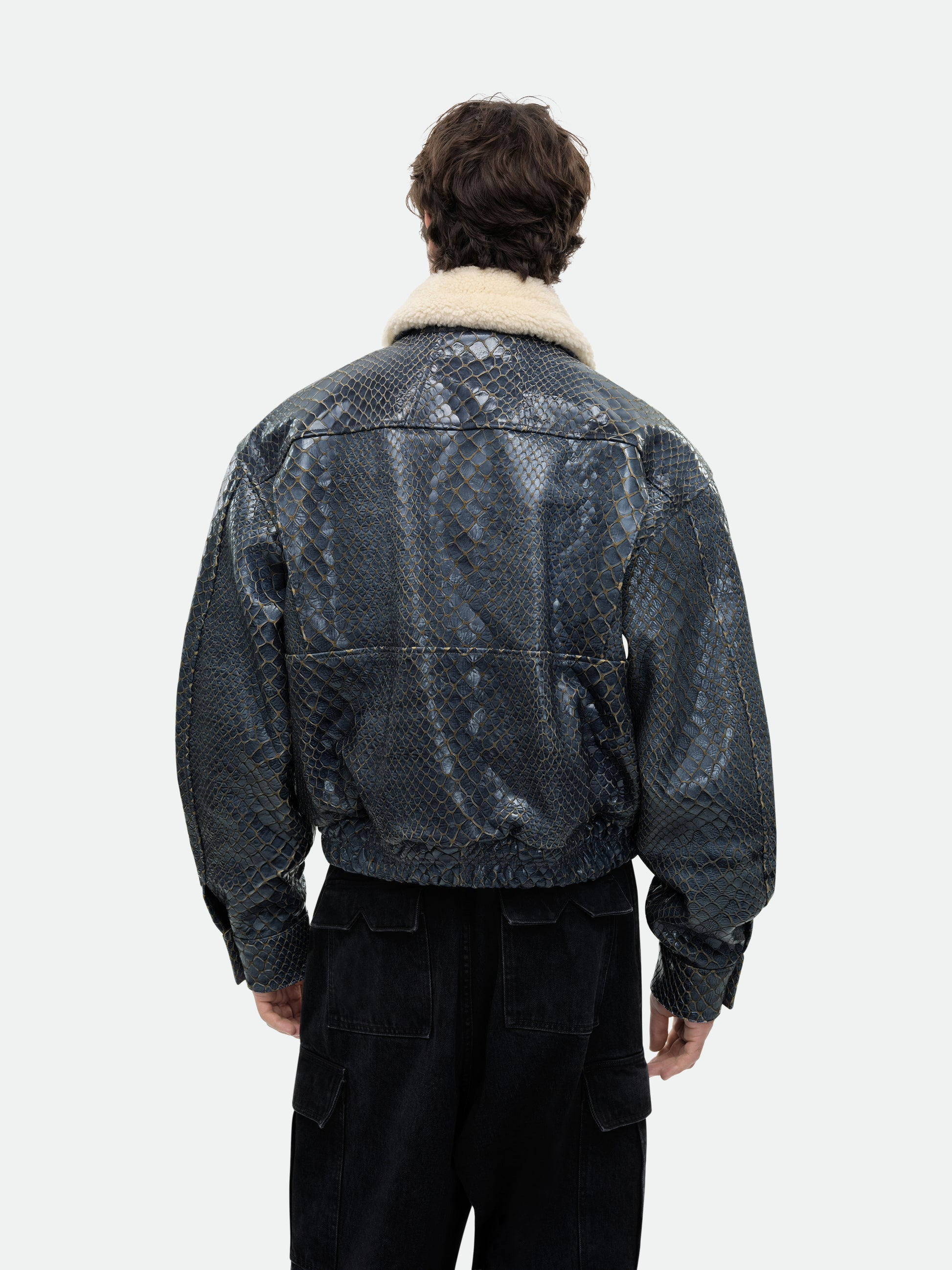 BLUE CROCODILE PILOT JACKET - 4
