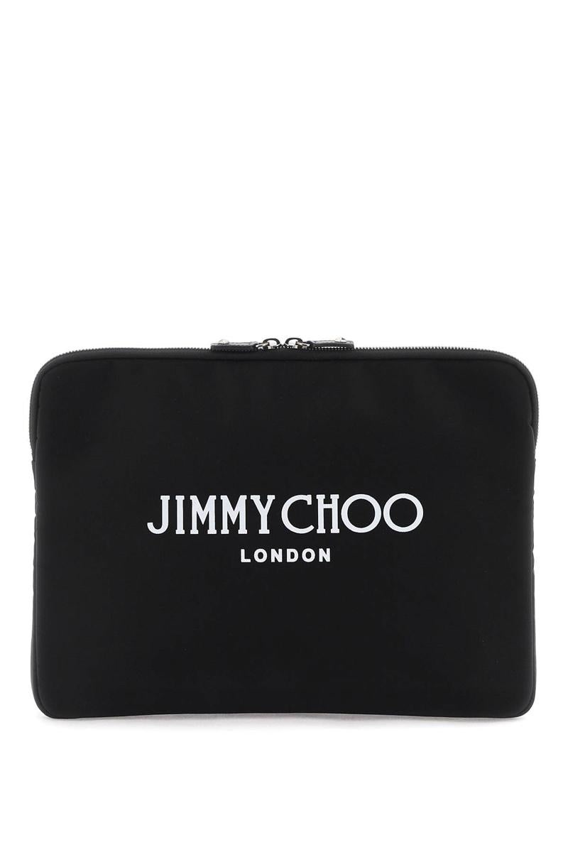 JIMMY CHOO POUCH WITH LOGO - 1