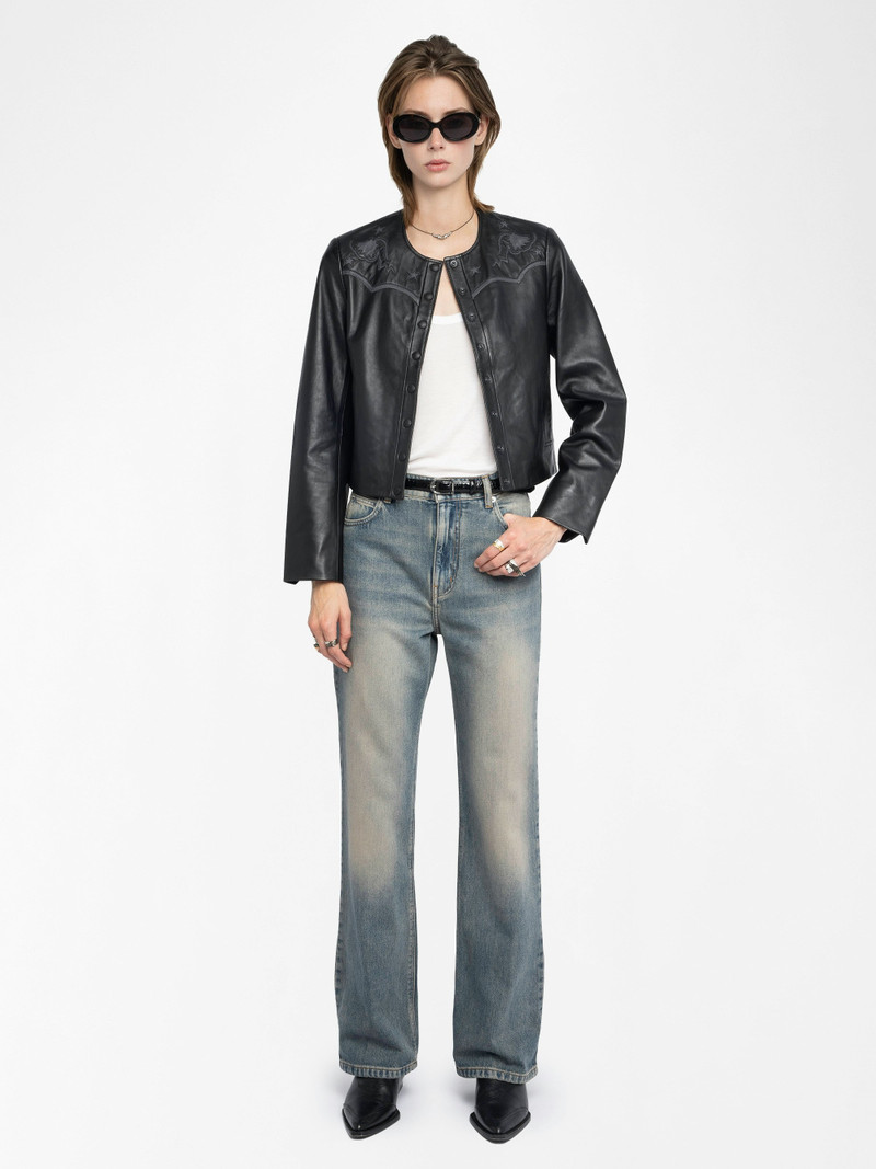 Zadig & Voltaire Luxi Leather Jacket outlook