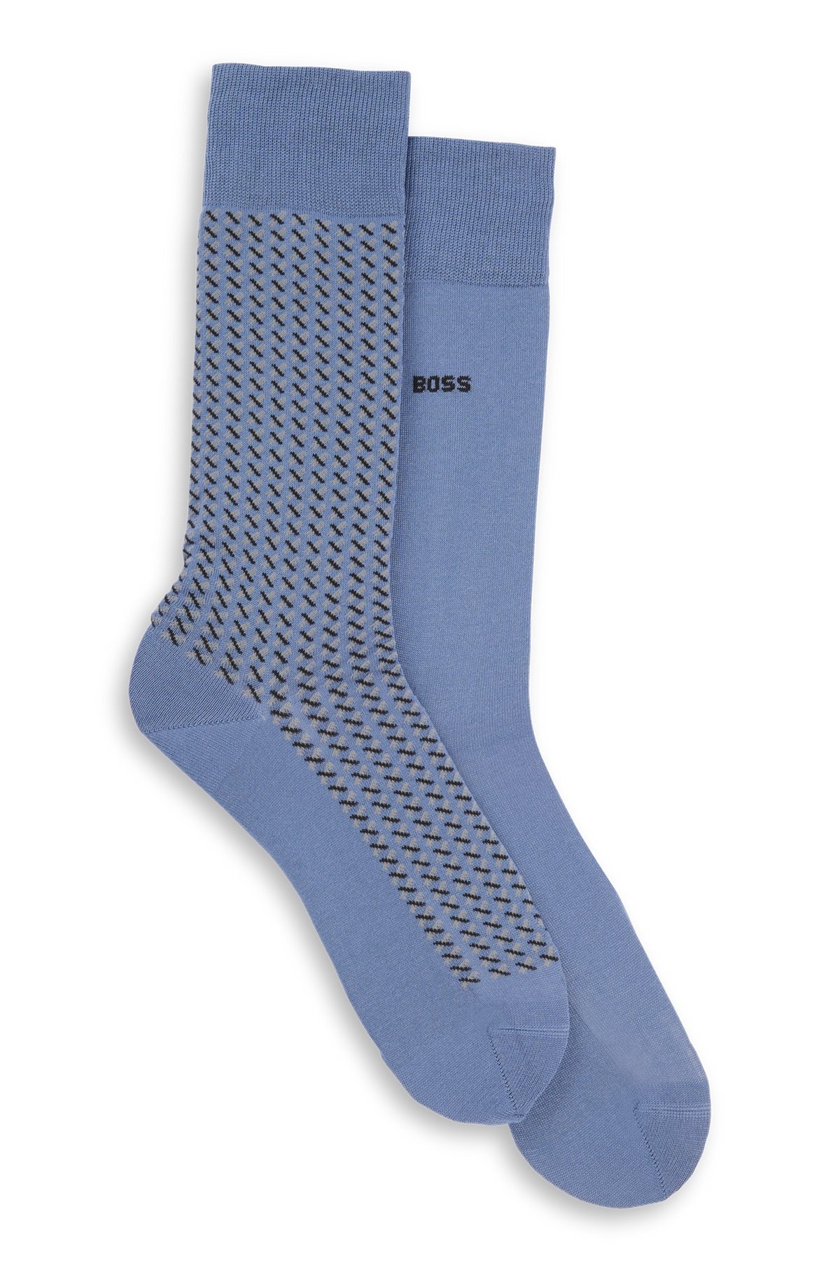 TWO-PACK OF REGULAR-LENGTH SOCKS WITH MERCERIZED FINISH - 1