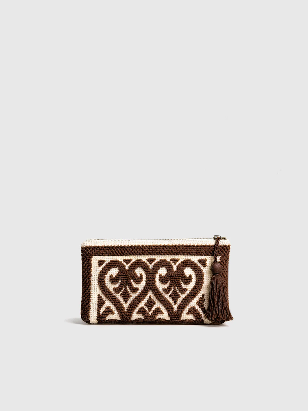 Costantine Walnut Cotton Small Pouch - 1