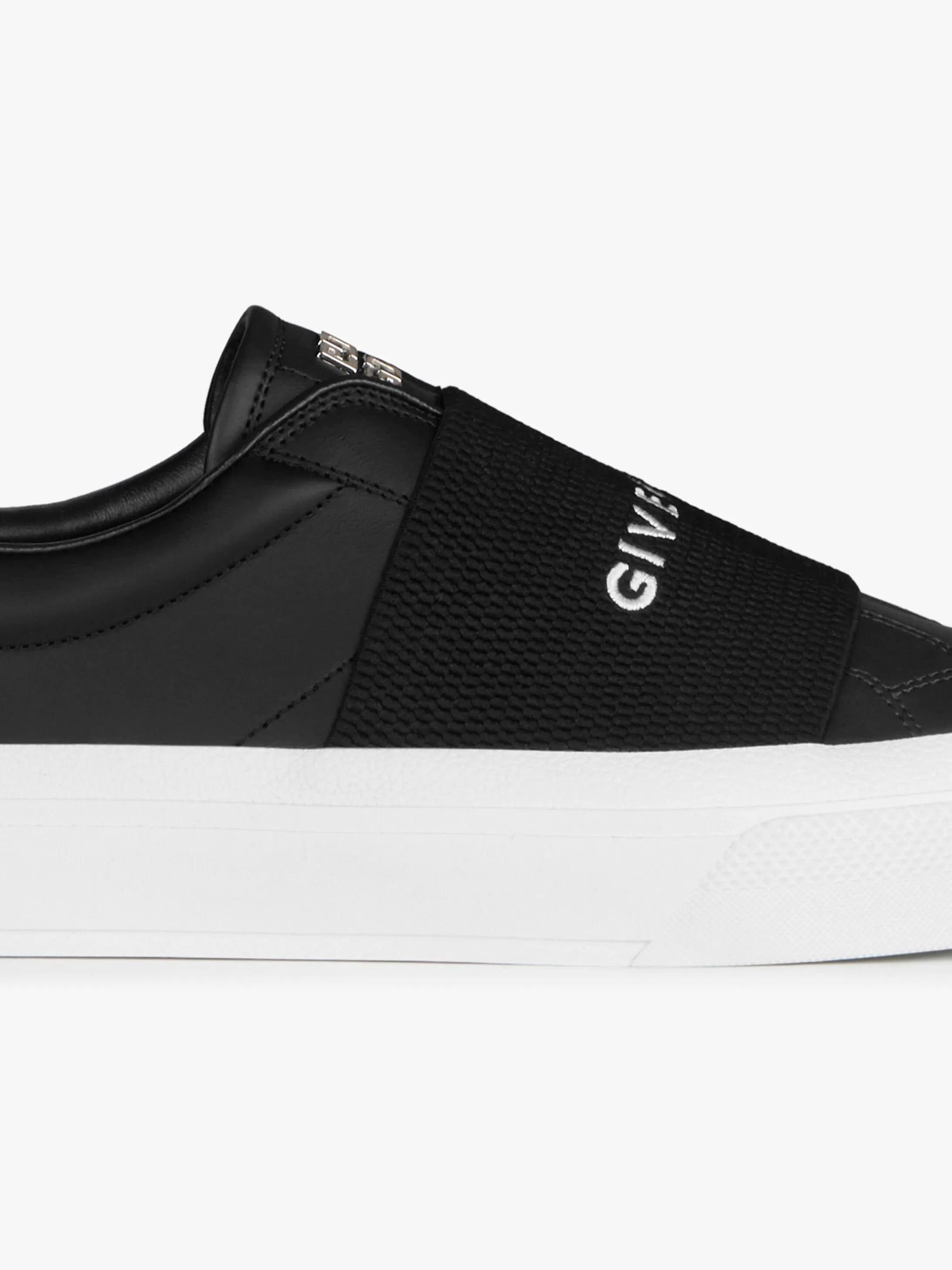 CITY SPORT SNEAKERS IN LEATHER WITH GIVENCHY STRAP - 6