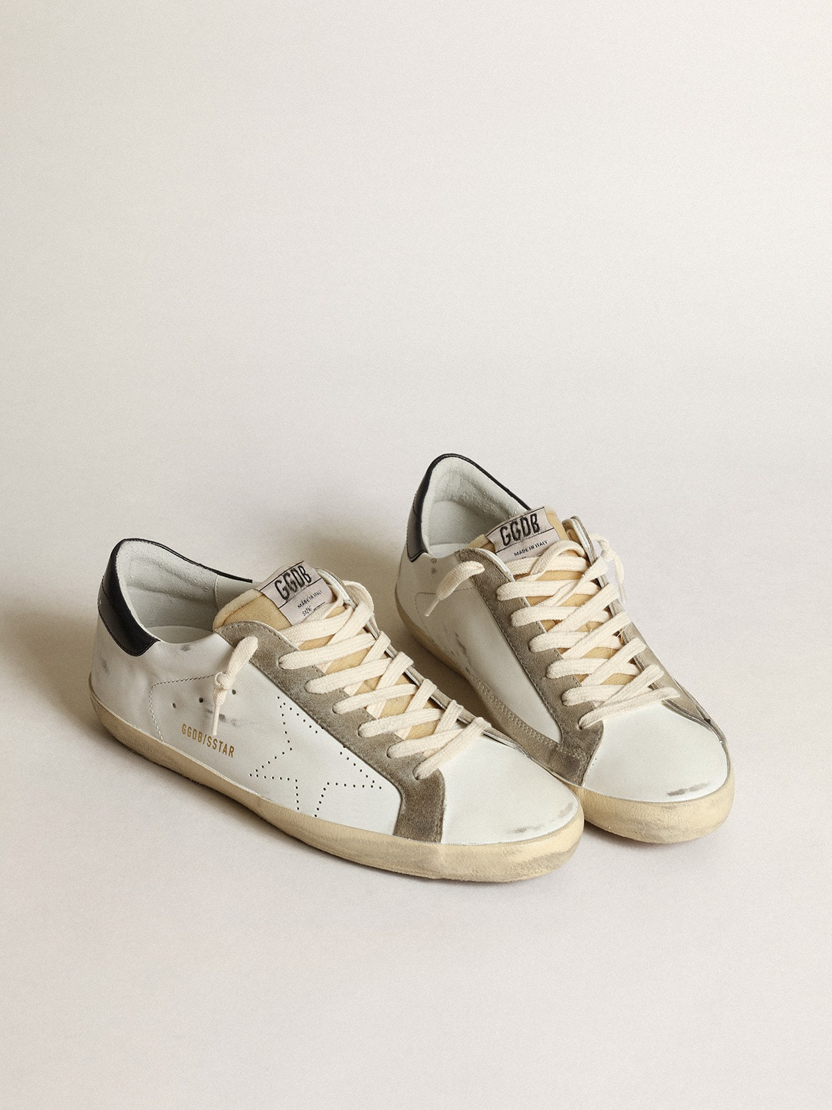 Men's Super-Star with perforated star and blue heel tab - 2