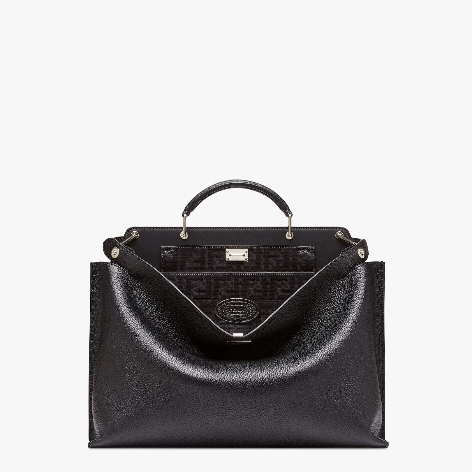 Black leather bag - 1