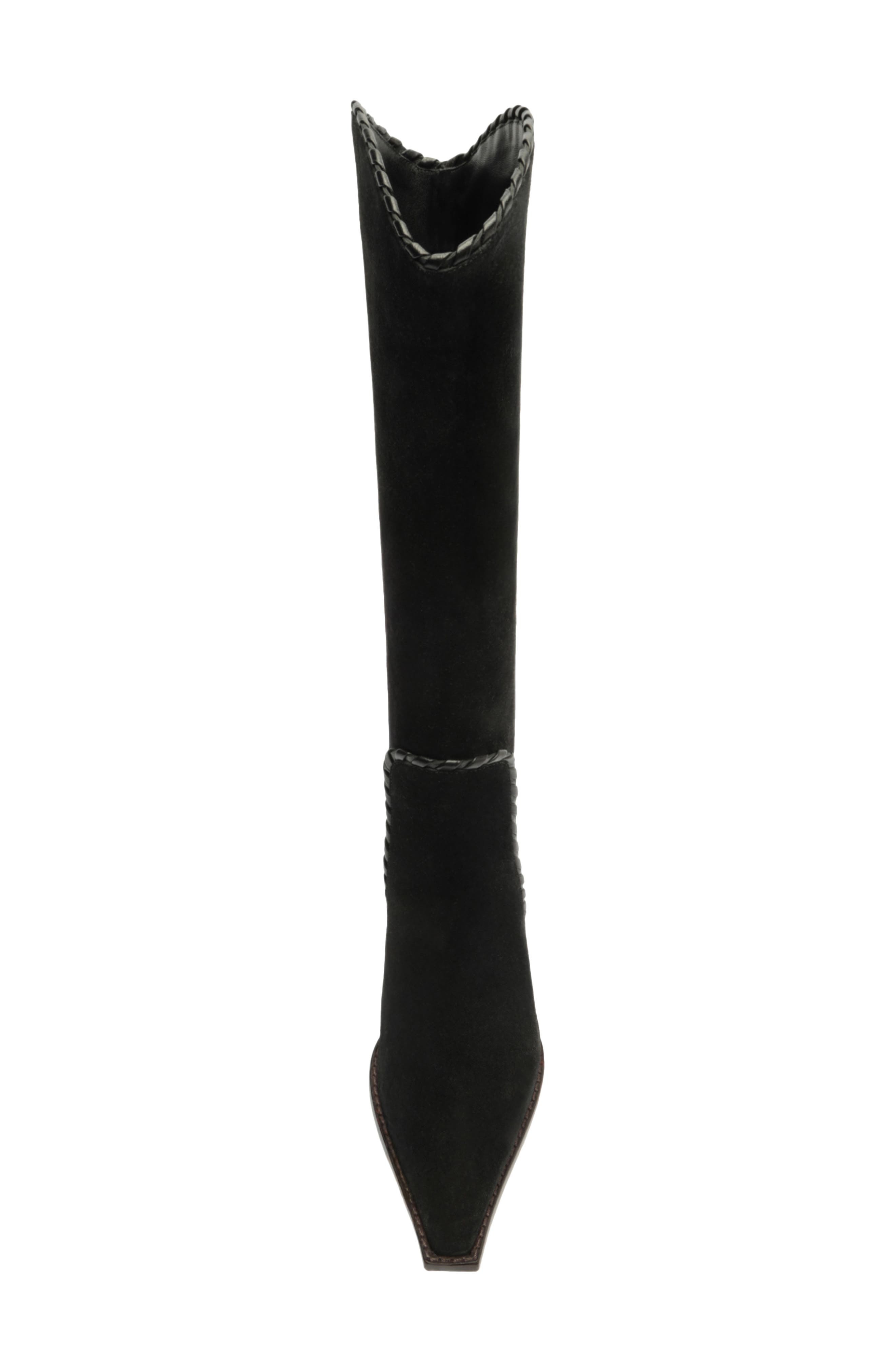 Alexandre Birman Victoria Knee High Saddle Boot in Black at Nordstrom - 5