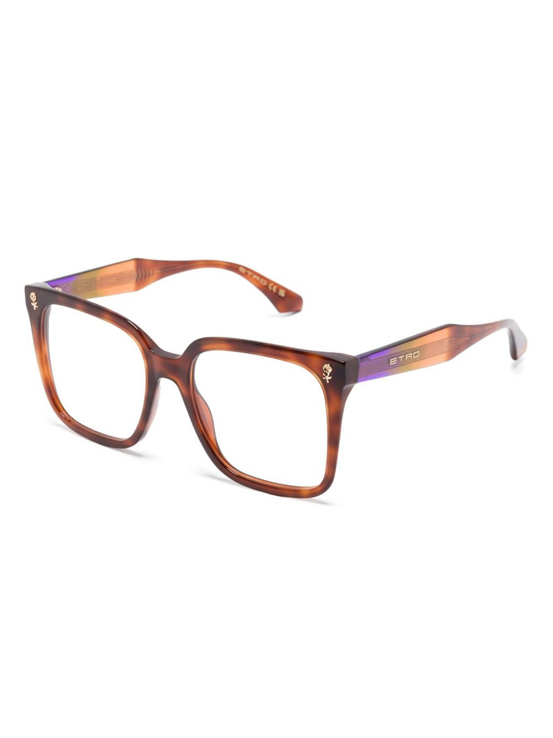 Etro square-frame glasses outlook