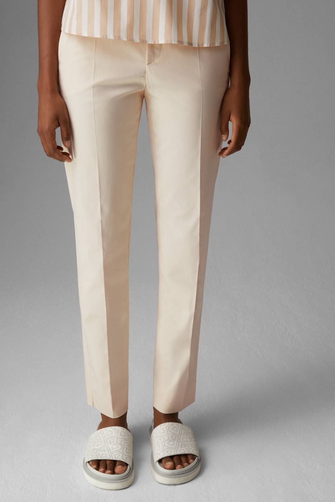 JOY STRETCH PANTS IN CREAM - 2