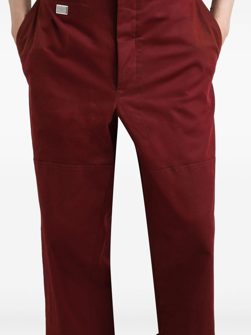straight-leg trousers - 4