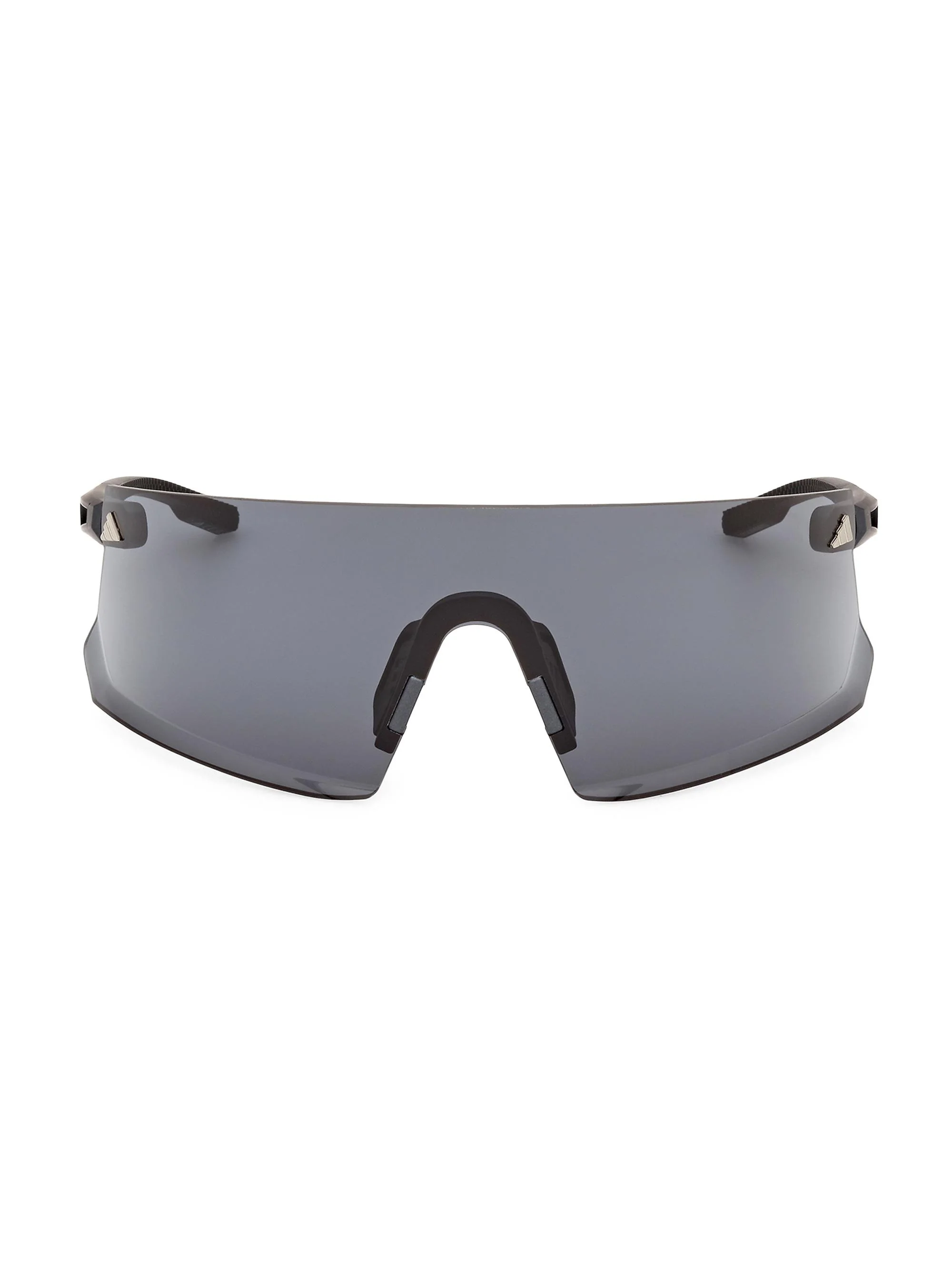 Men's Shield Sunglasses - Matte Black Smoke - 1