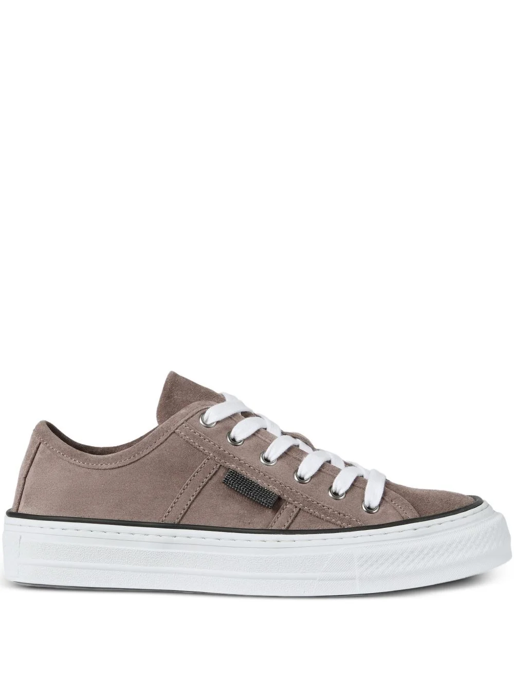 Suede leather sneakers - 1