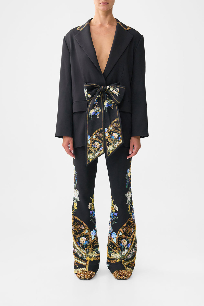CAMILLA BOYFRIEND JACKET WITH BOW DETAIL outlook
