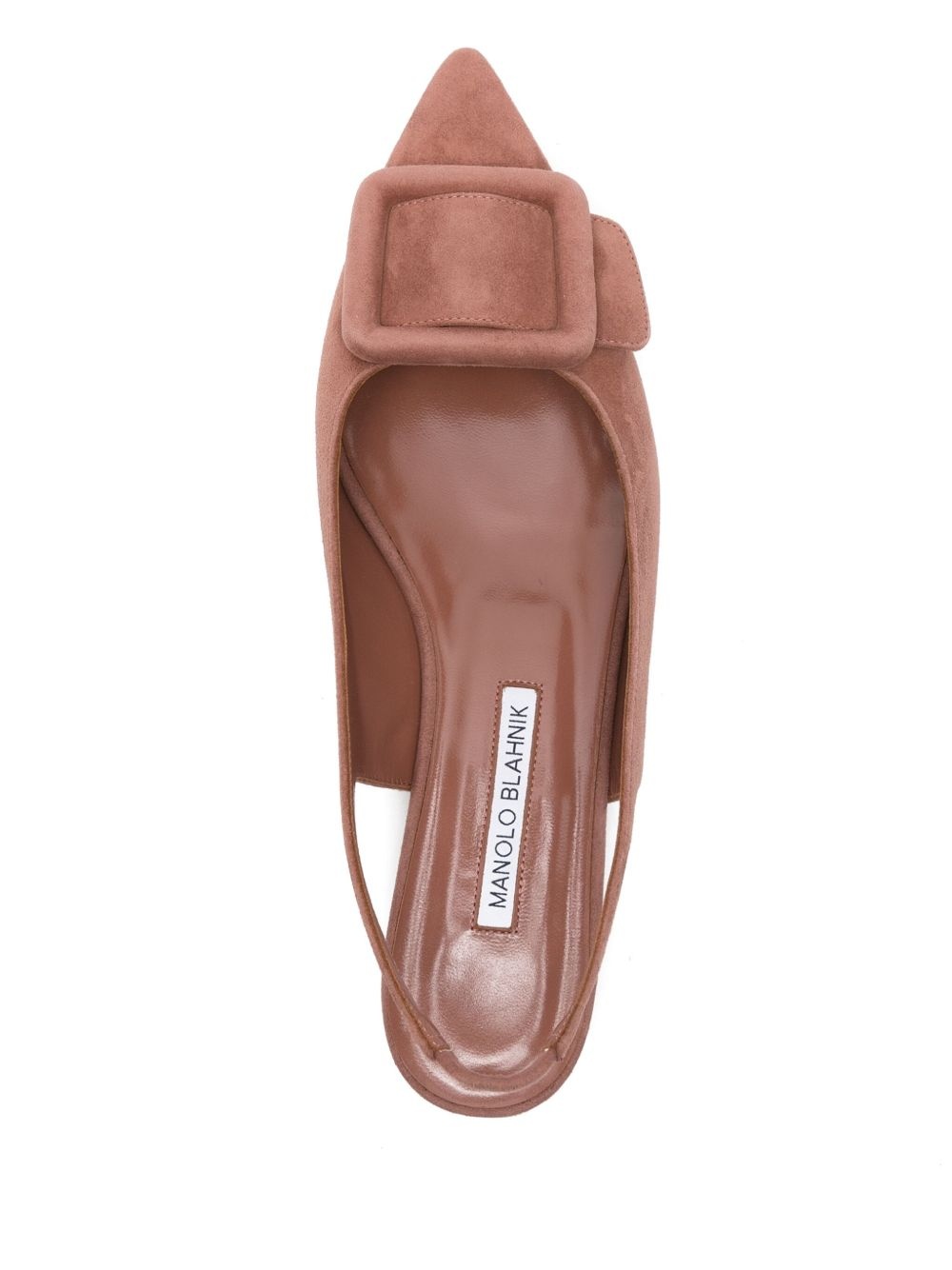suede slingback pumps - 4