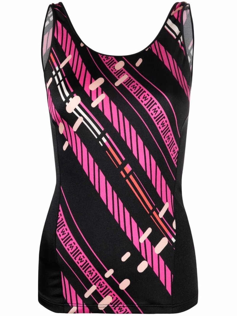 Hanna stripe-print tank top 1
