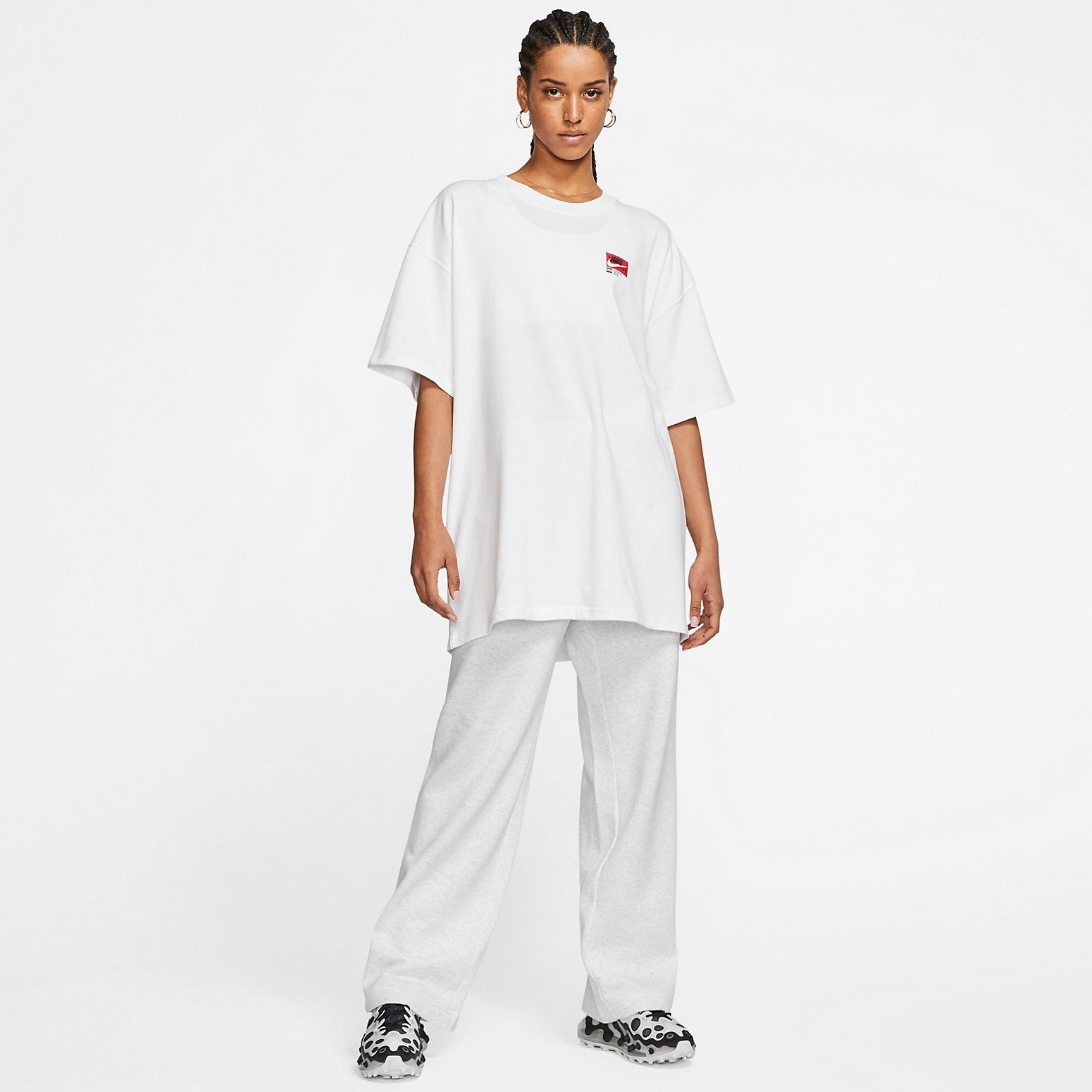 Nike ISPA Logo Tee 'White University Red' CT8420-100 - 6