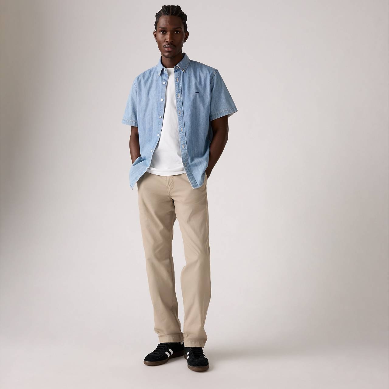 LEVI'S® XX CHINO AUTHENTIC RELAXED FIT LIGHTWEIGHT TWILL MEN'S PANTS - 3