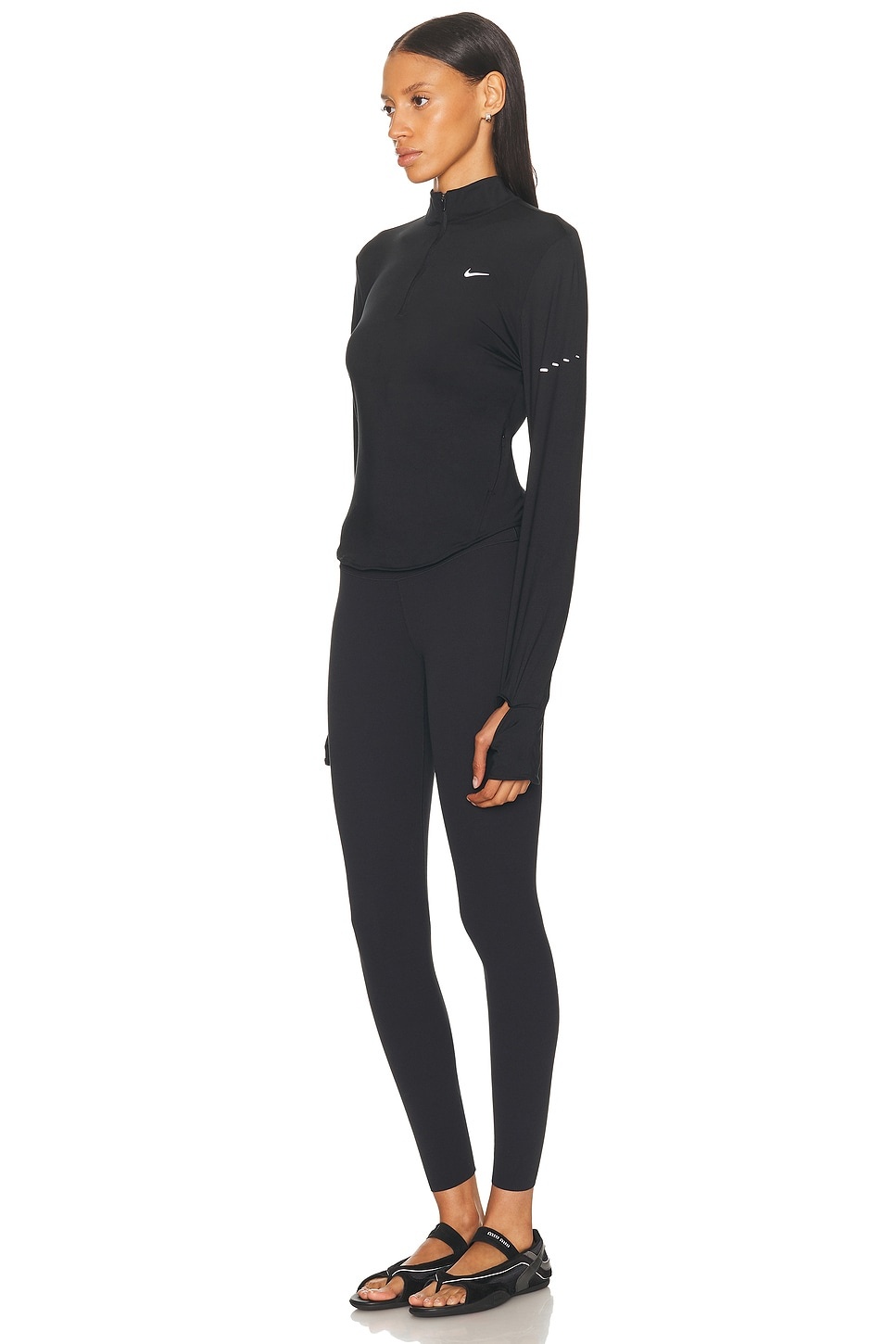 Swift Dri-FIT UV 1/2 Zip Running Top - 2