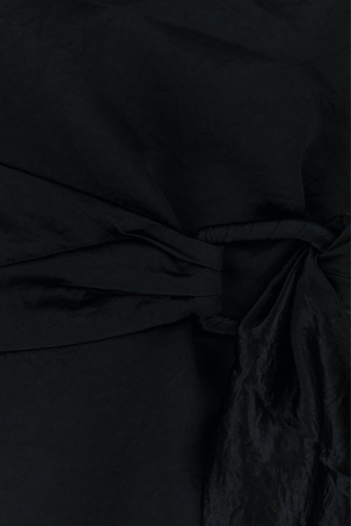 Black satin Besia t-shirt - 3