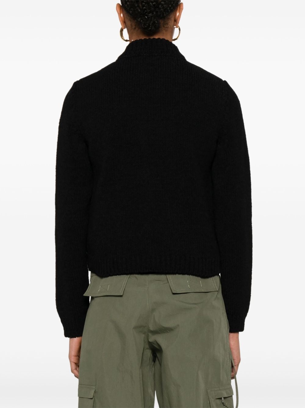 padded zip-up jacket - 4