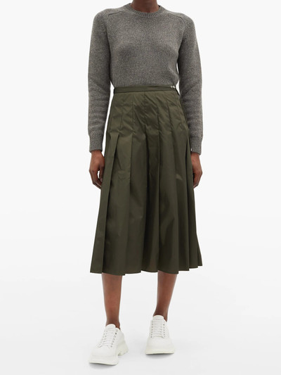 Moncler Pleated technical midi skirt outlook