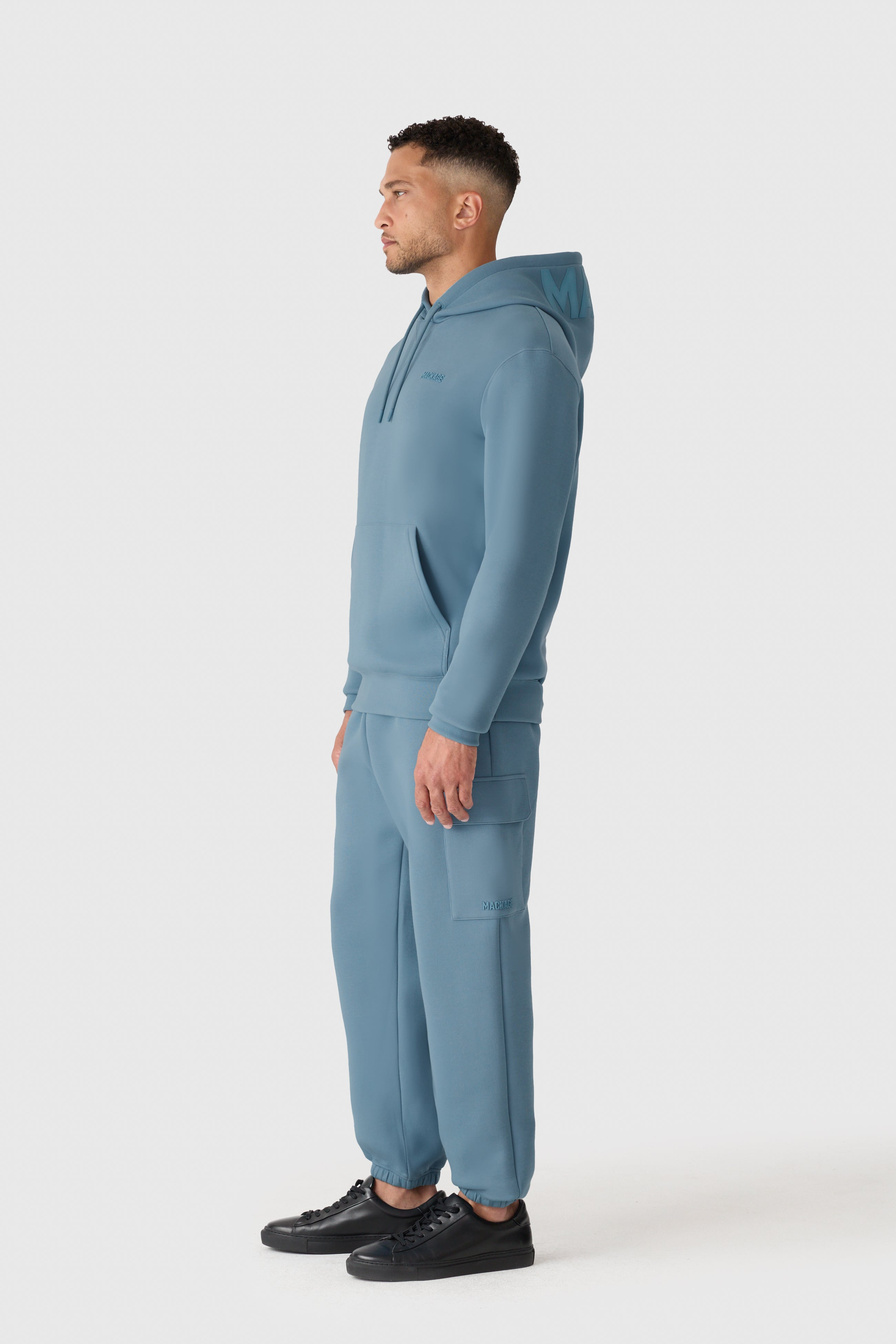 KOLTON Double-Face Jersey Logo Hoodie - 3