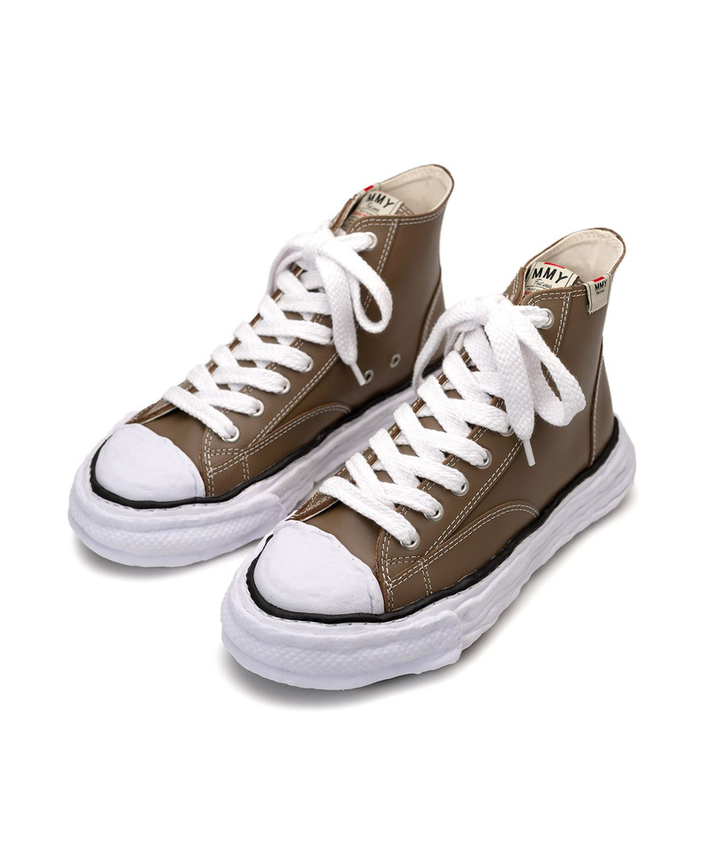 "PETERSON23" OG Sole Leather High-top Sneaker 30