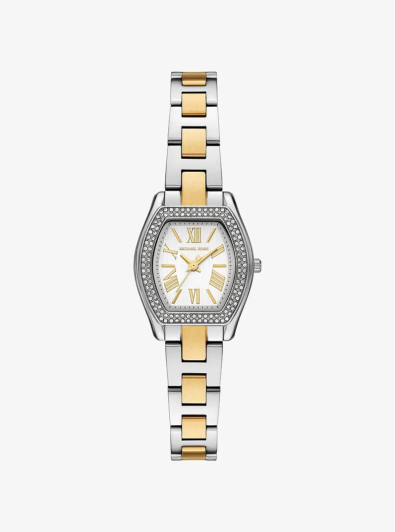 Petite Chelsea Pavé Two-Tone Watch - 1