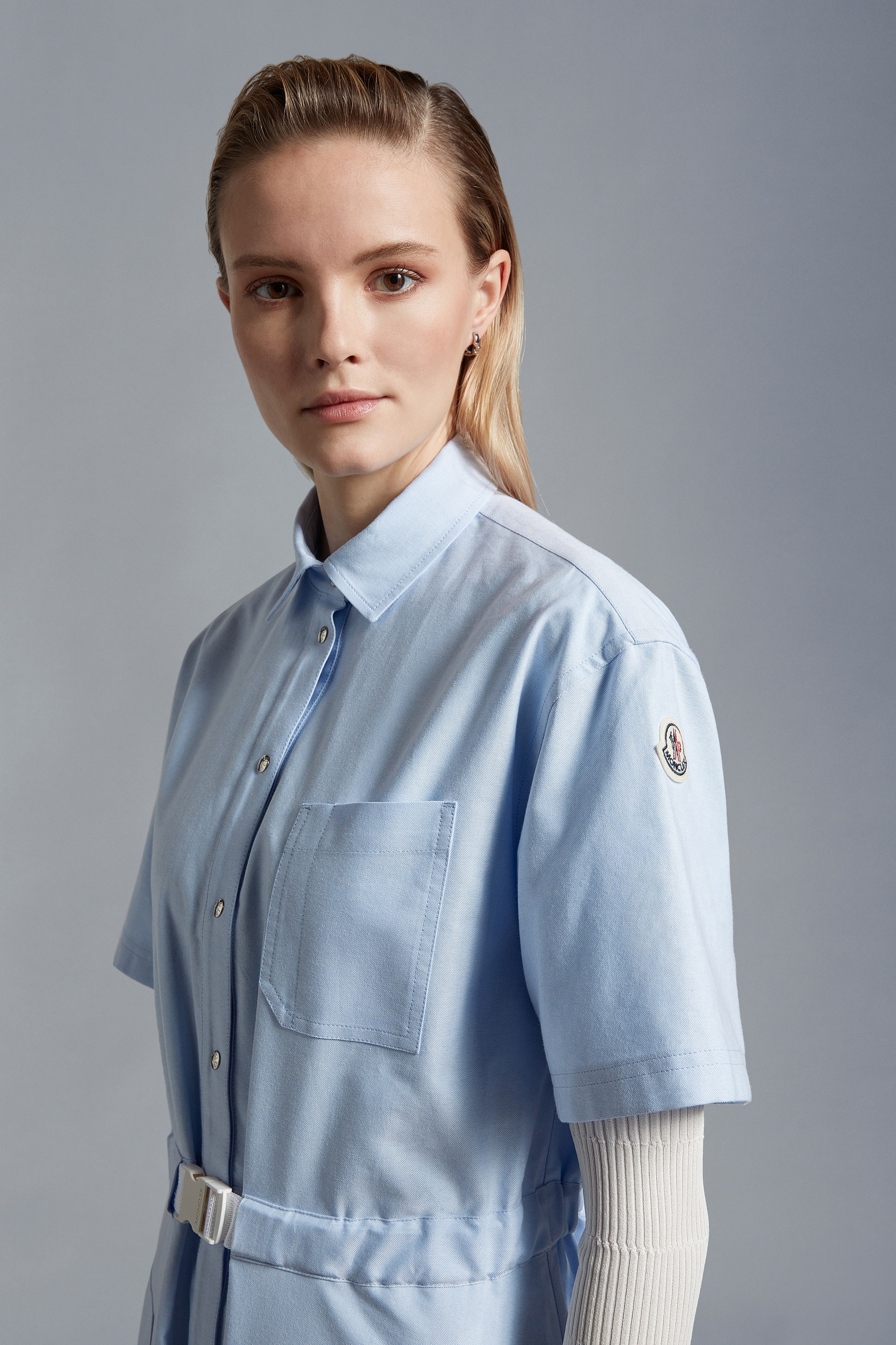 Cotton Shirt Dress - 4