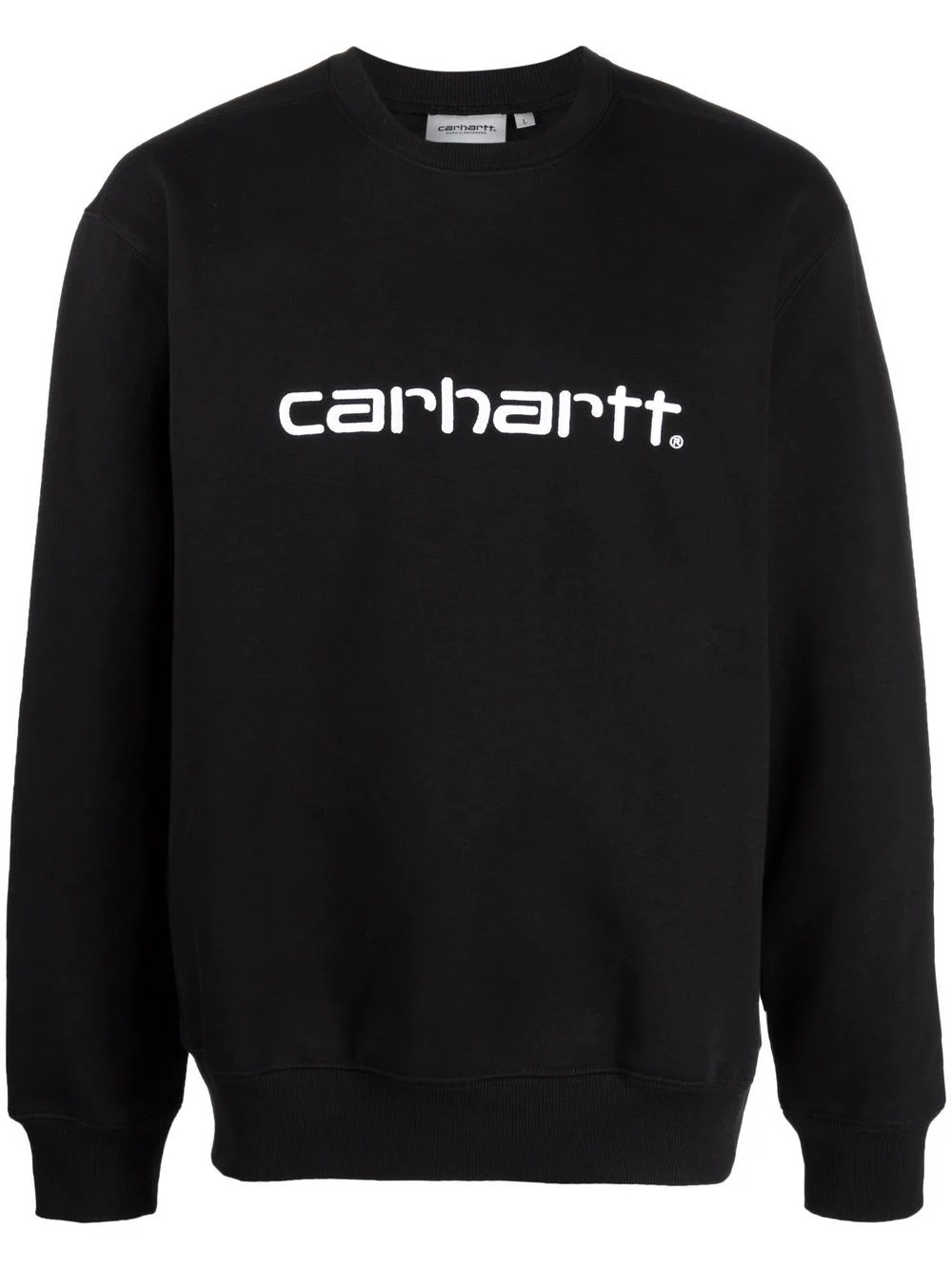 logo-print crew-neck sweatshirt - 1